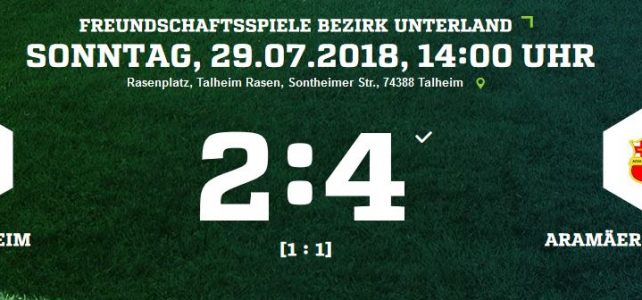 Herren1: TSV Talheim – Aramäer Heilbronn 2:4 Herren1: TSV Talheim – Aramäer Heilbronn 2:4